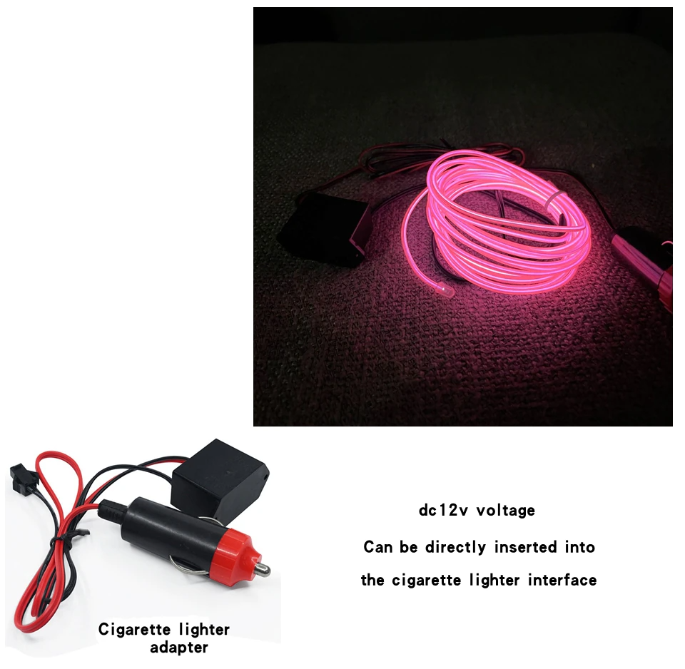 Neon Flex Glow Wire with Controller