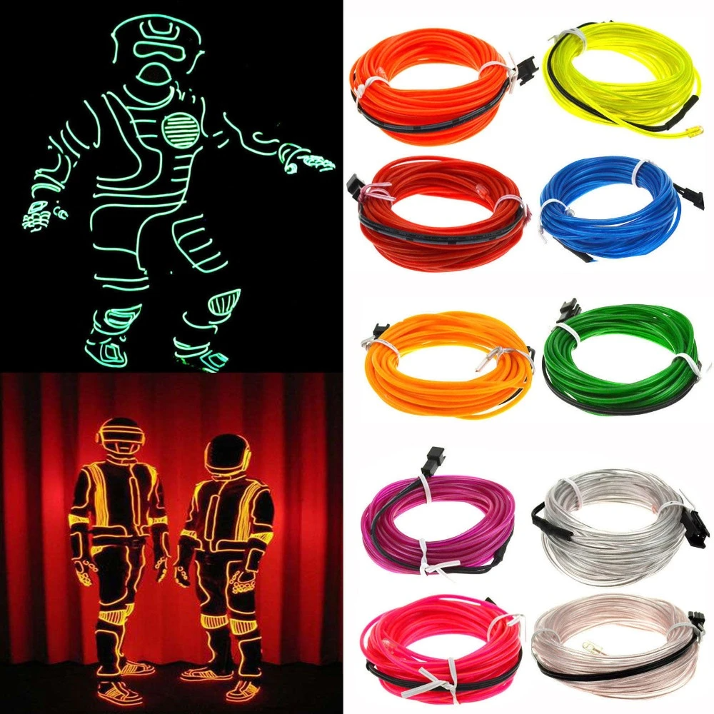 Neon Flex Glow Wire with Controller