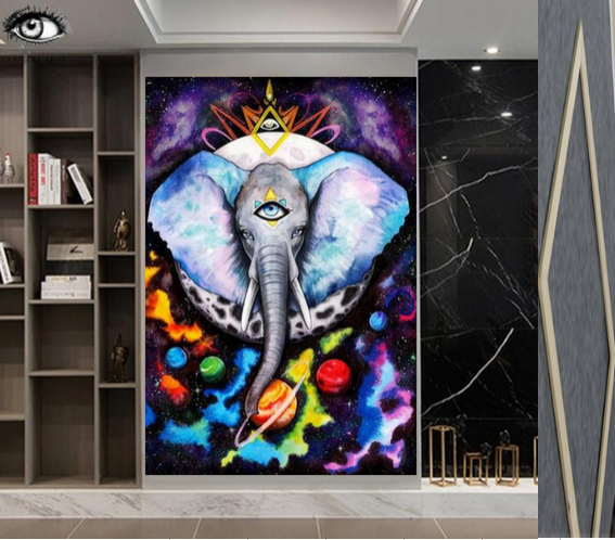 Elephant Elegance Canvas Art