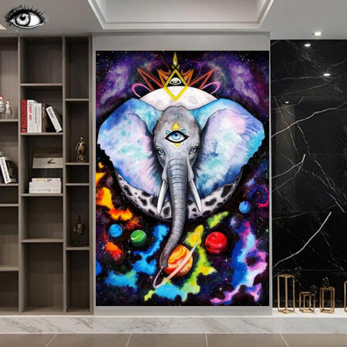 Elephant Elegance Canvas Art
