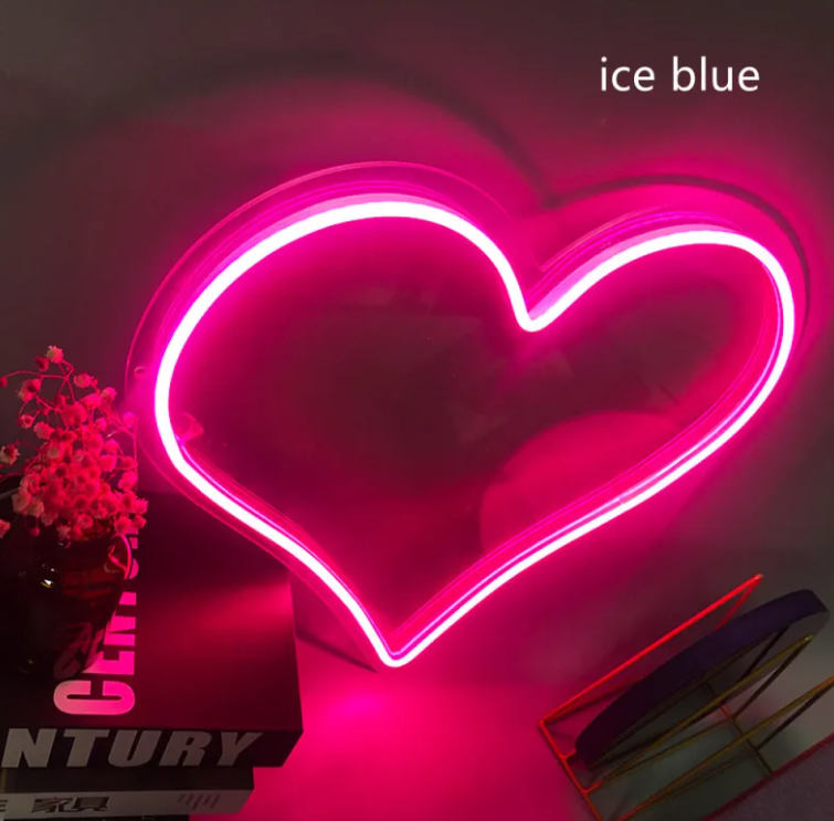 Heart-Shaped LED Neon Decorative Light